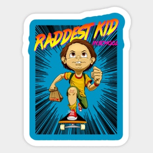 Raddest Kid in School Sticker